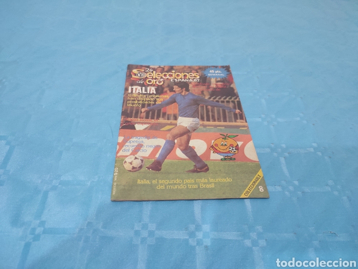 Sammelleidenschaft Sport: MUNDIAL ESPA&Ntilde;A 82 ITALIA CON P&Oacute;STER N&deg; 8.