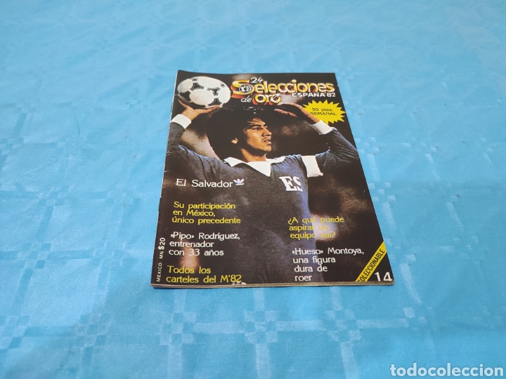 Coleccionismo deportivo: MUNDIAL ESPA&Ntilde;A 82 EL SALVADOR CON P&Oacute;STER N&deg; 14.