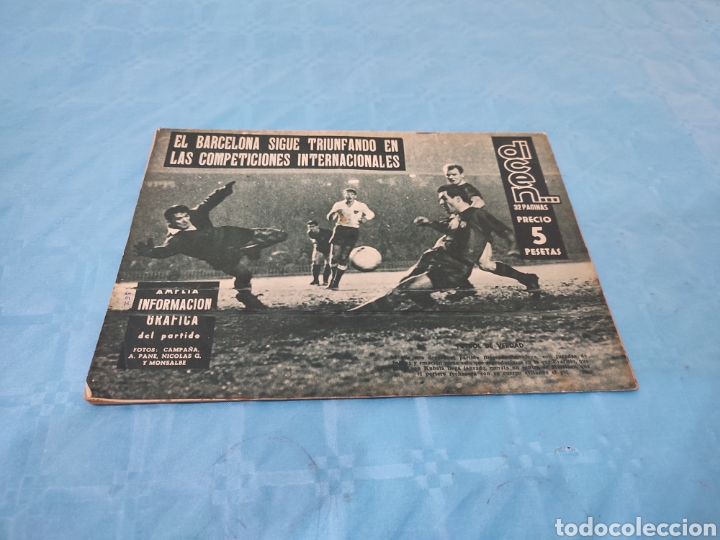 Collezionismo sportivo: 12/12/1959. FC BARCELONA BELGRADO COPA FERIAS BIRMINGHAM FC BARCELONA FINAL.