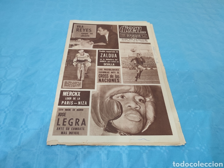 Coleccionismo deportivo: 10/03/1967. BOXEO LEGRA JUAN VILA REYES.