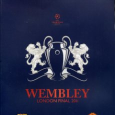 Coleccionismo deportivo: PROGRAMA OFICIAL FINAL CHAMPIONS 2011