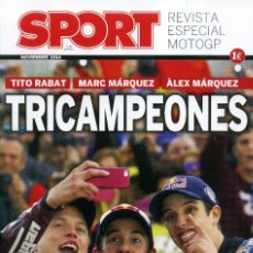 Coleccionismo deportivo: TRICAMPIONES (TITO RABAT - MARC MÁRQUEZ - ÀLEZ MÁRQUEZ). Lote 323272088