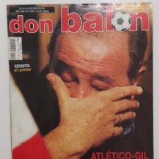 Coleccionismo deportivo: REVISTA DON BALON AÑO 2003. POSTER ESPAÑOL. JESUS GIL ATLETICO MADRID. CAMACHO. INIESTA. DAVID VILLA. Lote 325302958