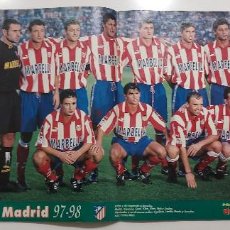 Coleccionismo deportivo: REVISTA DON BALON AÑO 1997. POSTER ATLETICO MADRID VIERI KIKO MOLINA JUNINHO PANTIC. SERGI BARJUAN. Lote 325306663