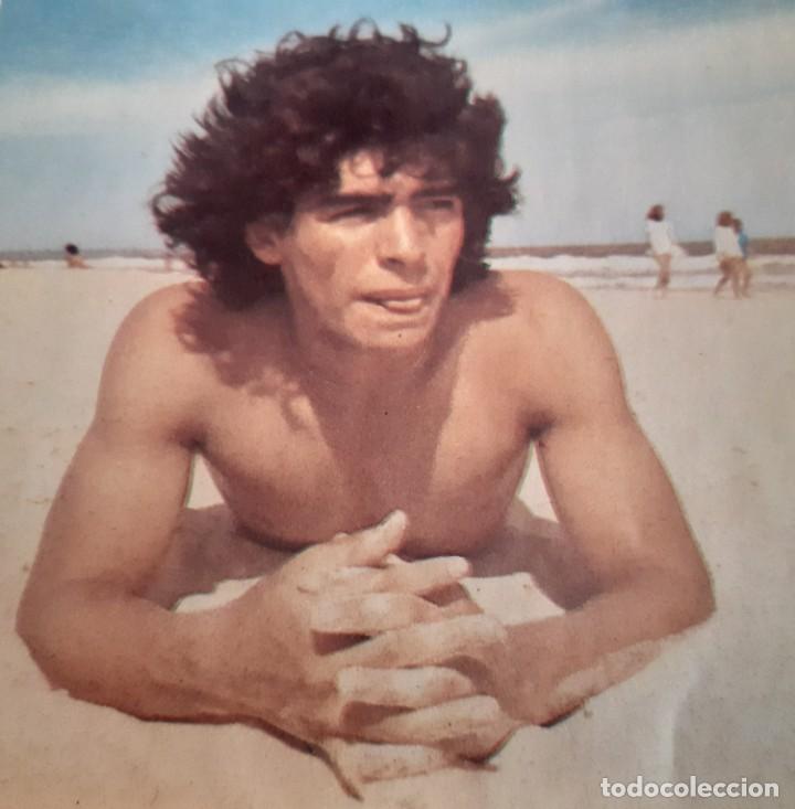 Collezionismo sportivo: DIEZ MINUTOS CON GRAN REPORTAJE DE MARADONA, CARTEL SELECCI&Oacute;N YUGOSLAVIA Y FRANCIA MUNDIAL ESPA&Ntilde;A 82