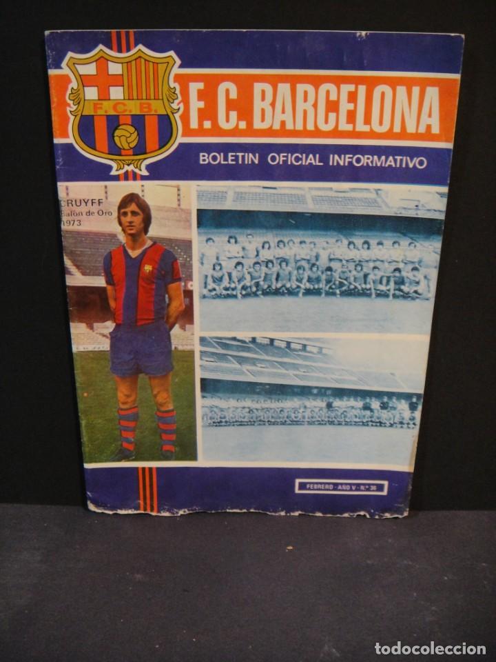 Collezionismo sportivo: f. c. barcelona - boletin informativo n&ordm; 36 , febrero de 1974