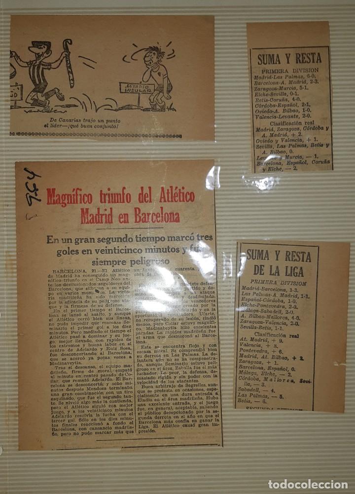 Colecionismo desportivo: COLECCI&Oacute;N DE RECORTES DE PRENSA DEL ATL&Eacute;TICO DE MADRID. A&Ntilde;OS 50 Y 60.