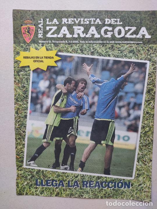Coleccionismo deportivo: PORTADA TIPO POSTER REVISTA 1 P&Aacute;GINA REAL ZARAGOZA 2010 + PUBLICIDAD NUEVO CITROEN C3 EL VISIODRIVE