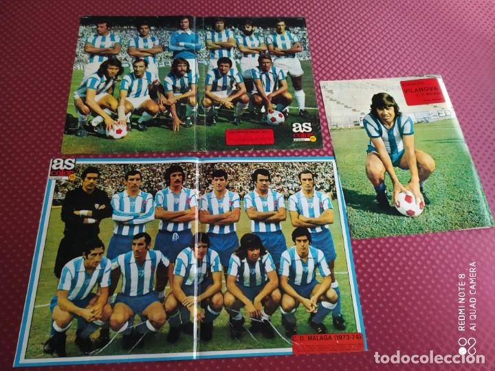 Coleccionismo deportivo: MALAGA REVISTA QUINIELAS PUEBLO , AS COLOR POSTER 276 REGALO VILANOVA