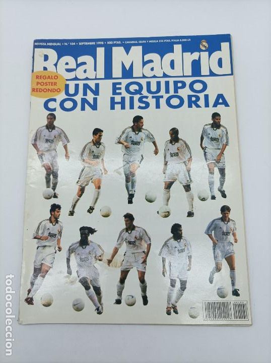 Sammelleidenschaft Sport: REVISTA REAL MADRID N.104 A&Ntilde;O 1998