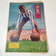 Coleccionismo deportivo: F-X.1. ANTIGUA REVISTA DEPORTIVA, DICEN, SANTOS, ESPAÑOL, N°. 569, AÑO, 1963.. Lote 339922363