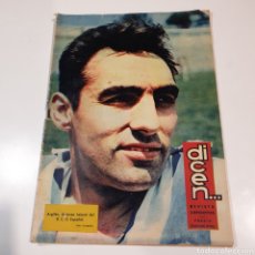 Coleccionismo deportivo: F-X.1. ANTIGUA REVISTA DEPORTIVA, DICEN, ARGILÉS, ESPAÑOL, N°. 364, AÑO, 1959.. Lote 340195998