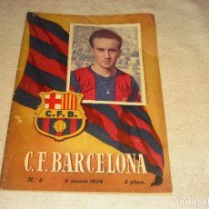 Coleccionismo deportivo: BOLETIN C.F. BARCELONA , N. 9 , ENERO 1954. Lote 341080503