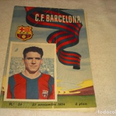 Coleccionismo deportivo: BOLETIN C.F. BARCELONA , N. 26 , NOVIEMBRE 1954.. Lote 341081078
