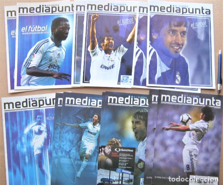 Coleccionismo deportivo: LOTE 29 PROGRAMA REAL MADRID EN UEFA CHAMPIONS LEAGUE REVISTA MEDIAPUNTA MAGAZINE L26R