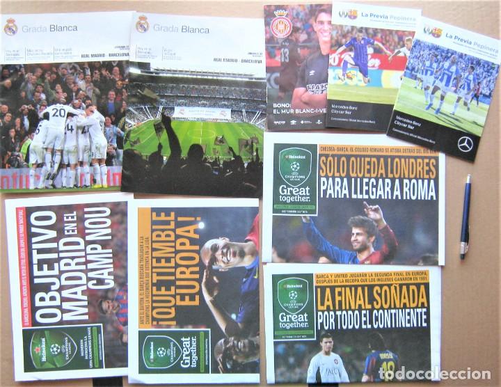 Coleccionismo deportivo: LOTE 21 PROGRAMA FC BARCELONA VARIAS EDICIONES Y DIFERENTES REVISTA MAGAZINE PROGRAMMA L35