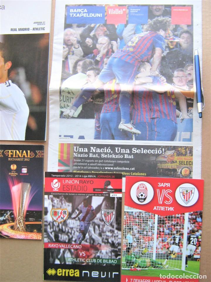 Sports collectibles: LOTE 12 PROGRAMA ATHLETIC CLUB BILBAO REVISTA VARIADAS MAGAZINE PROGRAMMA RIVISTA L46