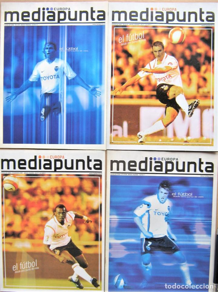 Collezionismo sportivo: LOTE 8 PROGRAMA VALENCIA CF DIF. REVISTA MEDIAPUNTA LIGA Y EUROPA Y + MAGAZINE PROGRAMMA L93R