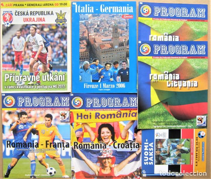 Sports collectibles: LOTE 17 PROGRAMA VARIAS FEDERACIONES FUTBOL EN EUROPA VER FOTOS MAGAZINE PROGRAMMA L101