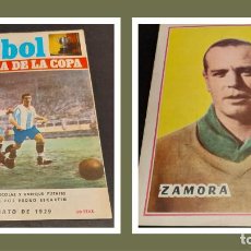 Coleccionismo deportivo: FÚTBOL / HISTORIA DE LA COPA / 11 / CAMPEONATO DE 1929 / CONTRAPORTADA ZAMORA.