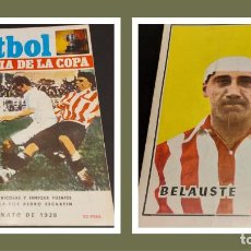 Coleccionismo deportivo: FÚTBOL / HISTORIA DE LA COPA / 10 / CAMPEONATO DE 1928 / CONTRAPORTADA BELAUSTE.
