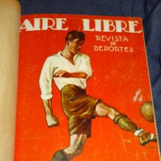 Coleccionismo deportivo: (MF) REVISTA AIRE LIBRE - REVISTA DE DEPORTES AÑO 1 AÑO 1923 DEL N.1 AL N.28, VOLUMEN COMPLETO. Lote 342520098