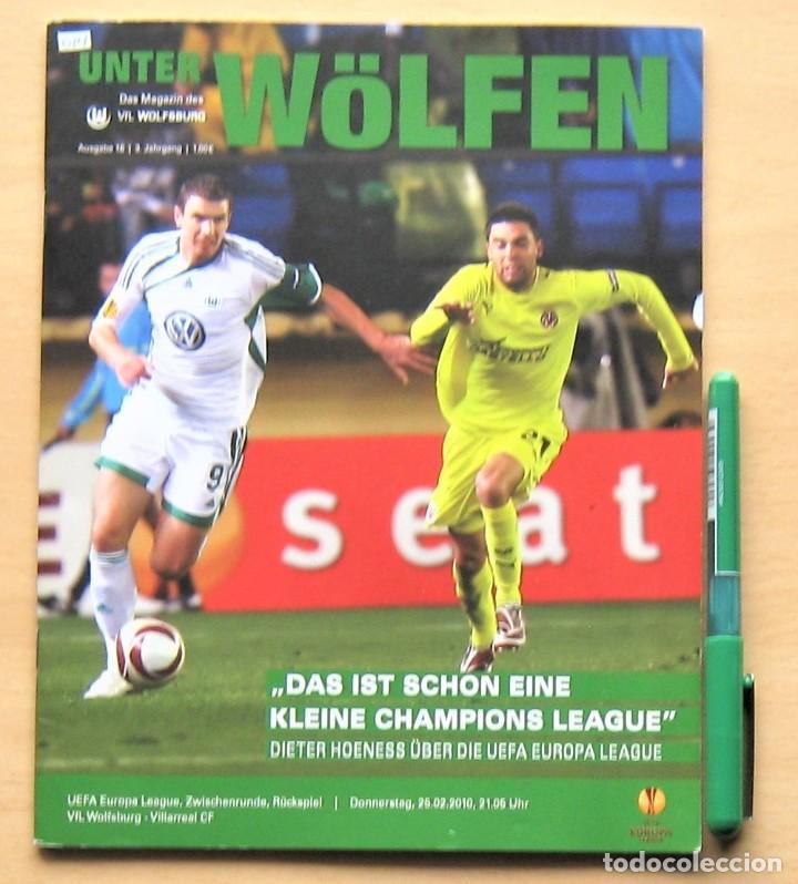 Collezionismo sportivo: PROGRAMA WOLFSBURG - VILLARREAL CF EUROPA LEAGUE FUTBOL 2009-10 REVISTA PROGRAMME R614