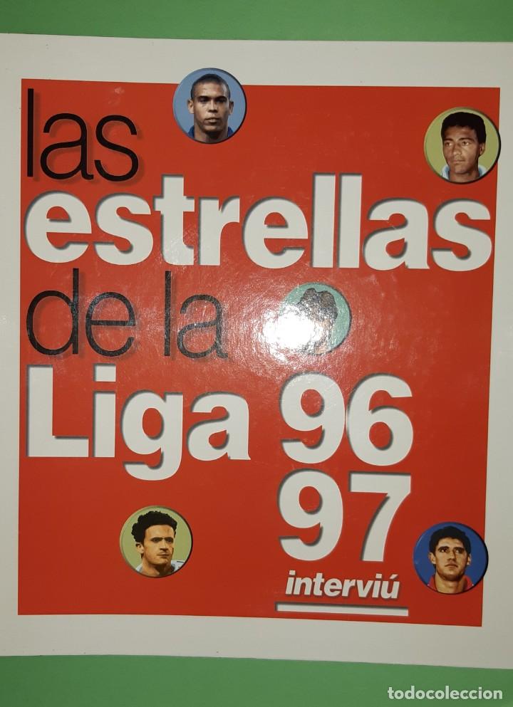 Coleccionismo deportivo: COLECCIONABLE LAS ESTRELLAS DE LA LIGA 96/97. INTERVIU.