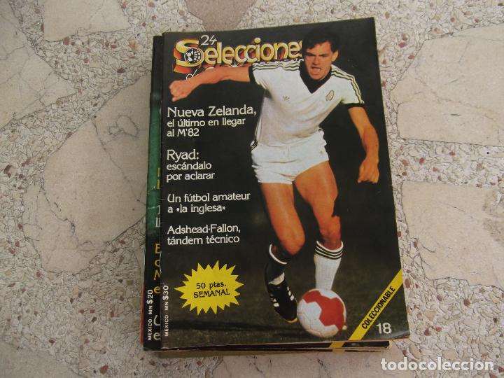 Collectionnisme sportif: 24 selecciones de oro espa&ntilde;a 82, n&ordm; 18, nueva zelanda, 72 paginas, 15 x 21, ilustrado