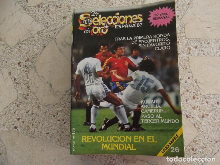 Sports collectibles: 24 selecciones de oro espa&ntilde;a 82, n&ordm; 26, mundial en marcha , 72 paginas, 15 x 21, ilustrado