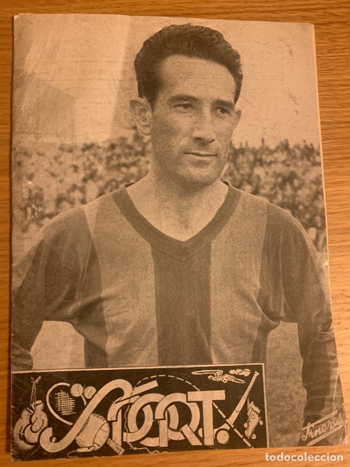 Collezionismo sportivo: Revista programa bolet&iacute;n Sport 1955 n&ordm; 16 Levante Mestalla Valencia cf carlos basabe tovar jaen