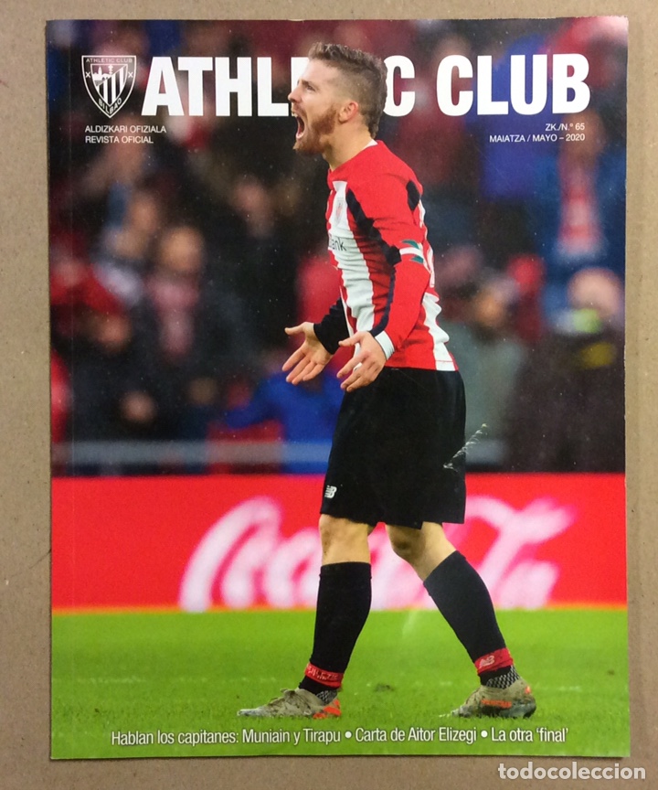 Colecionismo desportivo: ATHLETIC CLUB N&deg; 65 (2020). REVISTA OFICIAL DEL CLUB; IKER MUNIAIN, AINHOA TIRAPU,...