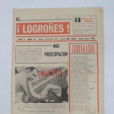 Coleccionismo deportivo: REVISTA EL LOGROÑÉS. AÑO V. Nº 81. LOGROÑO 23 OCTUBRE 1976. MANOLO. TDKR84