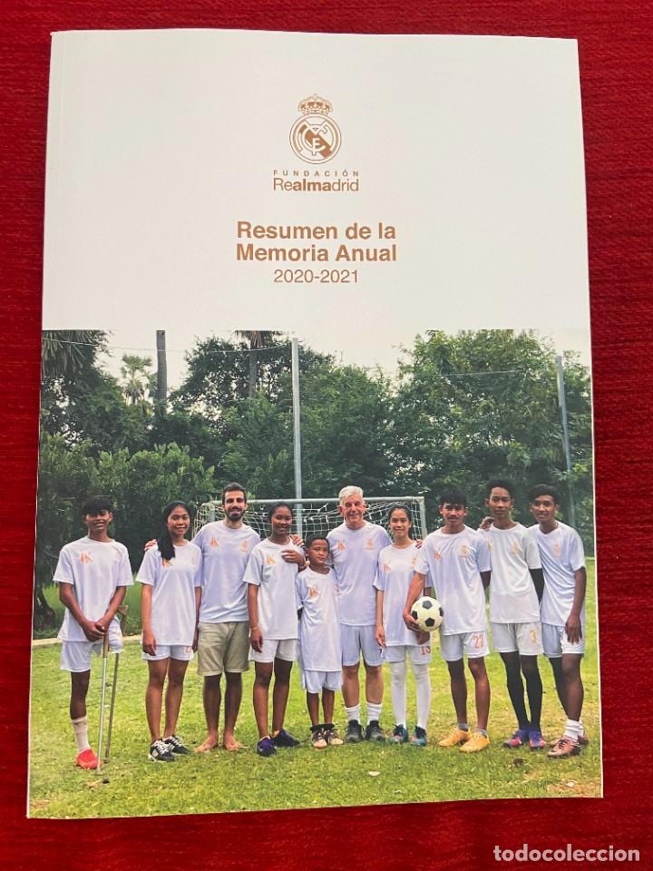 Sammelleidenschaft Sport: REVISTA OFICIAL REAL MADRID RESUMEN DE DE LA MEMORIA ANUAL 2020 2021 OBRAS SANTIAGO BERNABEU