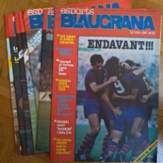 Collezionismo sportivo: REVISTA ESPORTS BLAUGRANA. NÚMS 11,12,13,14,15,16,18 (2A ÈPOCA) (1979). Lote 362966085