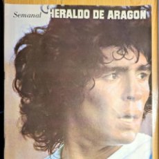 Coleccionismo deportivo: REVISTA HERALDO DE ARAGON MUNDIAL FUTBOL ESPAÑA 1982 MARADONA FIFA FOOTBALL WORLD CUP. Lote 363238435