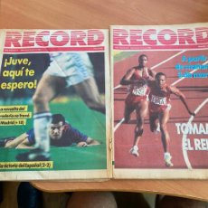 Coleccionismo deportivo: RECORD LOTE Nº 0 Y Nº 1 MARZO 1986 (COIB212). Lote 363513190