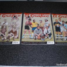 Coleccionismo deportivo: LOTE 3 REVISTAS ESPECIALES EL GRÁFICO ARGENTINA 90 AÑOS DE HISTORIA. Lote 363513955
