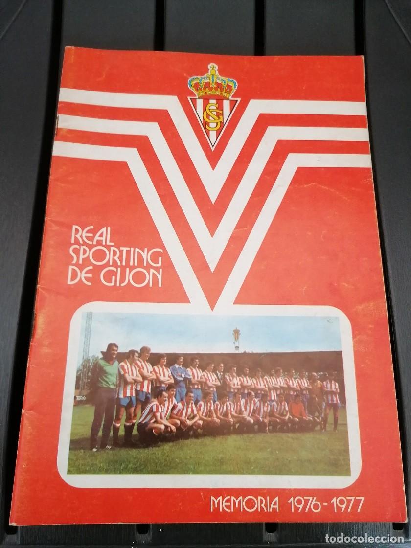Sammelleidenschaft Sport: Memoria revista Sporting Gijon El Molinon Vega Arango 76 77