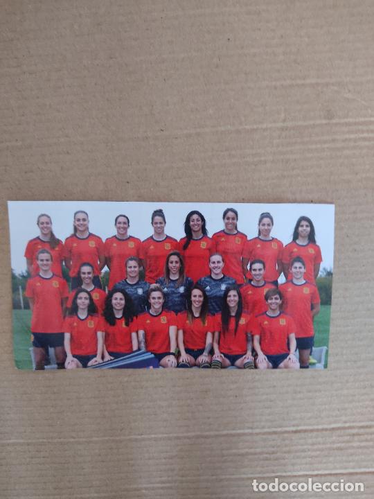 Collectionnisme sportif: ESPA&Ntilde;A WOMEN FEMENINO FUTBOL RECORTE PRENSA REVISTA JUG&Oacute;N 14,2 X 7,5 CM ALEXIA AITANA JENNI PAREDES