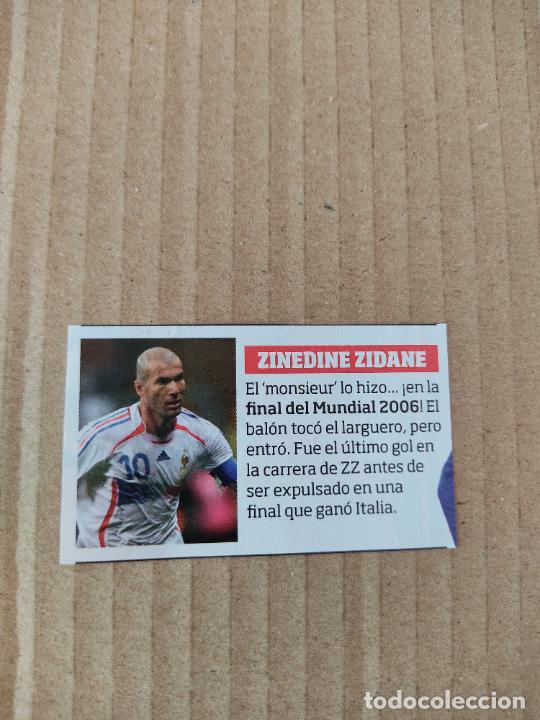 Coleccionismo deportivo: ZINEDINE ZIDANE FRANCIA REAL MADRID RECORTE PRENSA REVISTA JUGON FUTBOL MIDE 6,8 X 4 CM