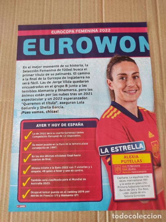 Coleccionismo deportivo: ALEXIA PUTELLAS ESTRELLA ESPA&Ntilde;A FEMENINO WOMEN 2022 EURO 1 P&Aacute;G REVISTA JUG&Oacute;N CROMO STORY MODRIC