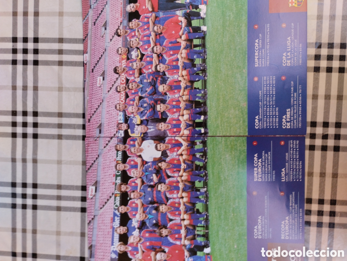 Collectionnisme sportif: TEMPORADA 95 96 F.C.BARCELONA. CAT&Aacute;LOGO ENTREGADO EN EL CAMP NOU TEMP.95/96
