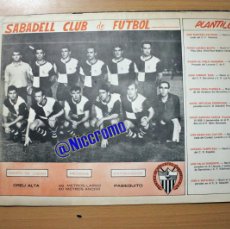 Coleccionismo deportivo: SABADELL CF 1966 1967 Nº 17 REVISTA DEPORTIVA FUTBOL DE HUMOR PARA ADULTOS VER FOTOS. Lote 366309301