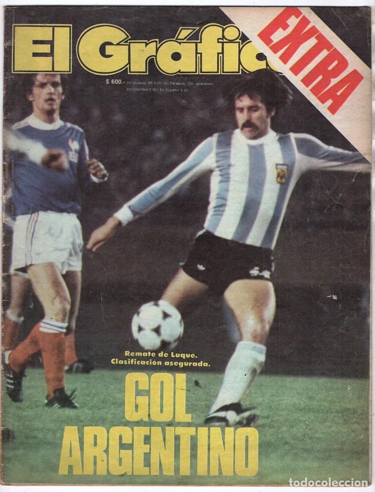 Coleccionismo deportivo: 1978 EL GRAFICO EDICION EXTRA COPA DEL MUNDO ARGENTINA 78 PARTIDO ARGENTINA 2 VS FRANCIA 1 32 PAG