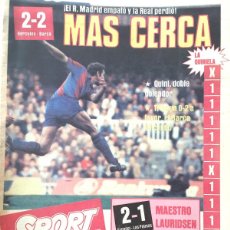 Colecionismo desportivo: BARÇA. HERCULES 2-2 FC BARCELONA. SPORT. MARZO 1982. Lote 368567861