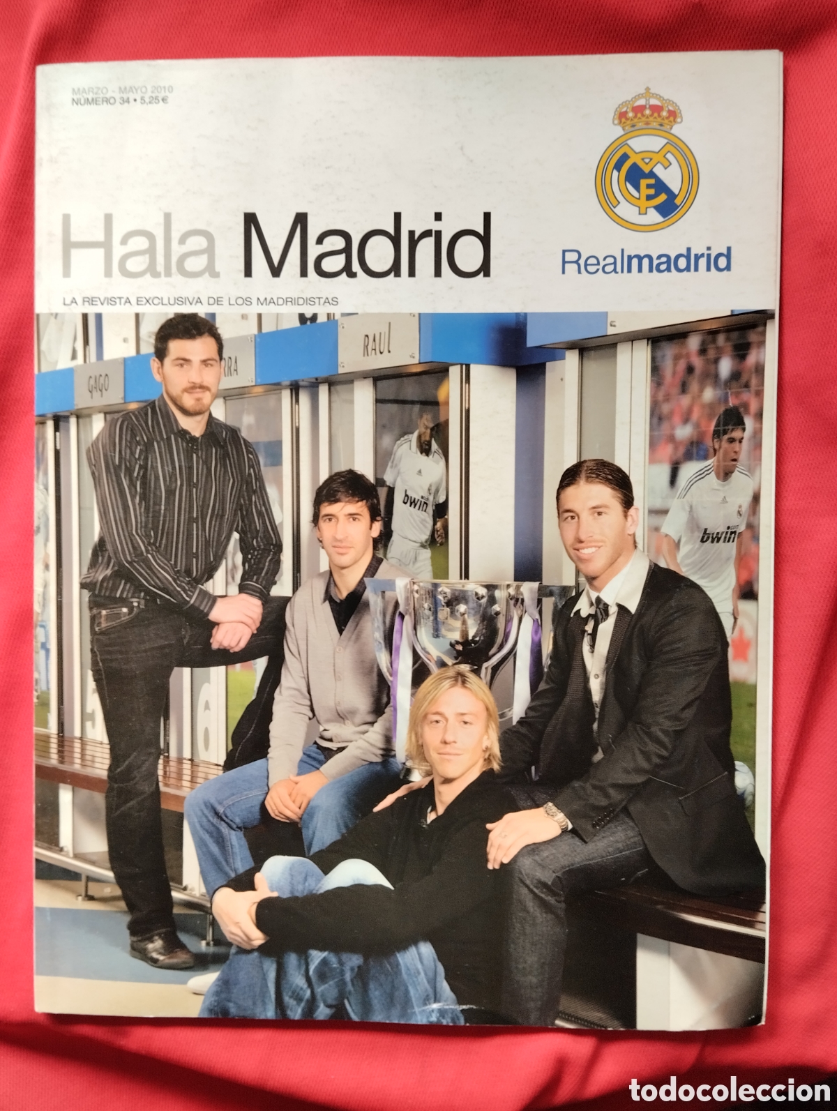 Coleccionismo deportivo: HALA MADRID REVISTA REAL MADRID NUM 34 MARZO - MAYO 2010