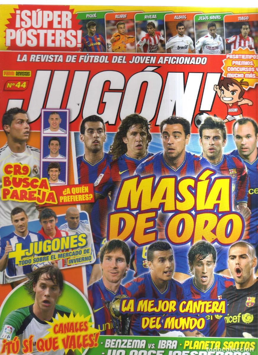 Coleccionismo deportivo: JUGON N,44 LA REVISTA DE FUTBOL DEL JOVEN AFICIONADO
