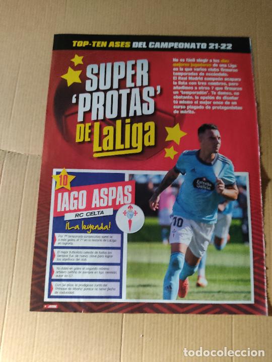 Sports collectibles: IAGO ASPAS CELTA VIGO REPORTAJE 1 PAG REVISTA JUGON + ALVARO GARCIA PAPU GOMEZ RIQUI PUIG MUNIAIN