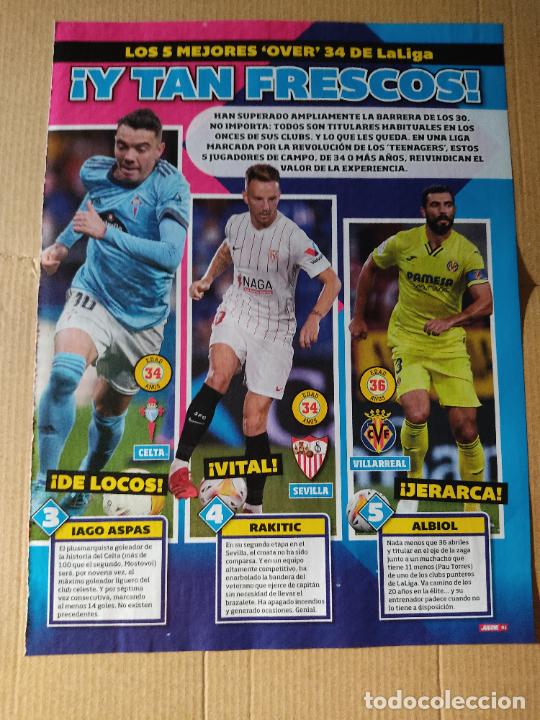 Sports collectibles: IAGO ASPAS CELTA VIGO RAKITIC SEVILLA ALBIOL VILLARREAL REPORTAJE 1 PAG REVISTA JUGON